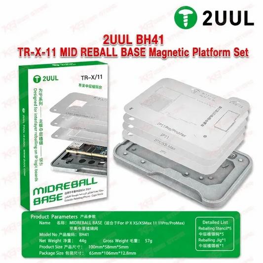 2UUL BH41 TR-X-11 MID REBALL BASE Magnetic Platform Set