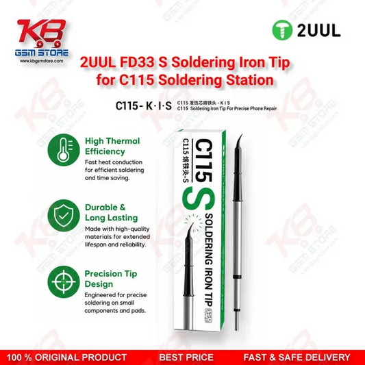 2UUL FD33 S Soldering Iron Tip for C115 Soldering Station (1 Pack)