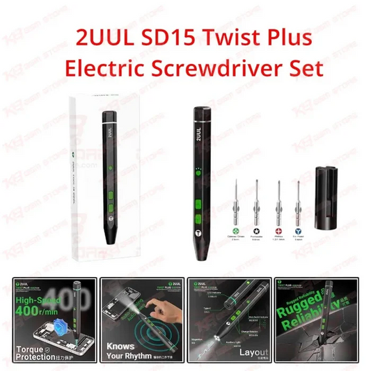 2UUL SD15 Twist Plus Electric Screwdriver Set