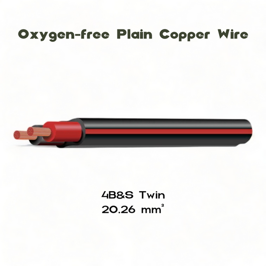 4 b&s twin sheath battery and starter cable rated up to 108amp for dc systems