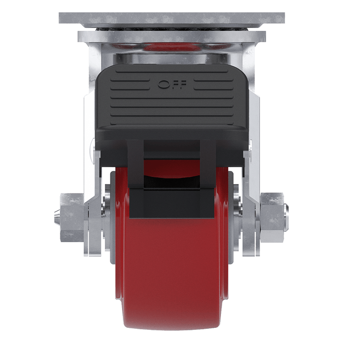 4-inch Poly Hi-Tech Swivel Caster with Brake