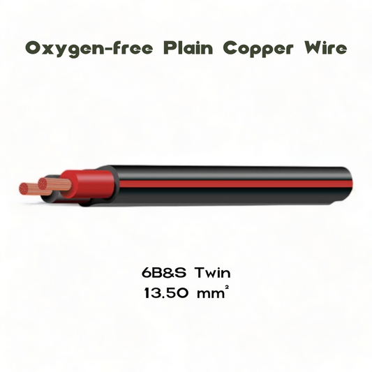 6 b&s twin sheath battery and starter cable rated up to 82.4amp