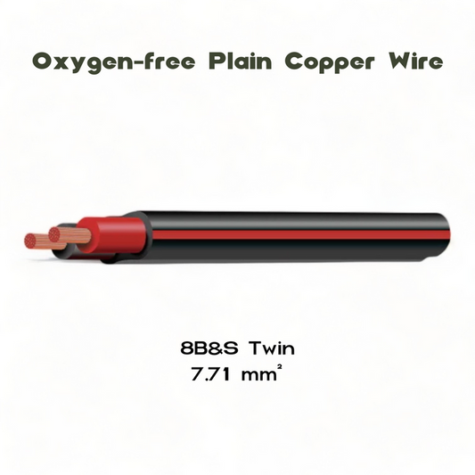 8 b&s twin sheath battery and starter cable australian made up to 59.2amp
