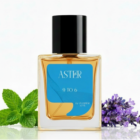 9 To 6 EDP for Men 50ml bottle with dark blue label