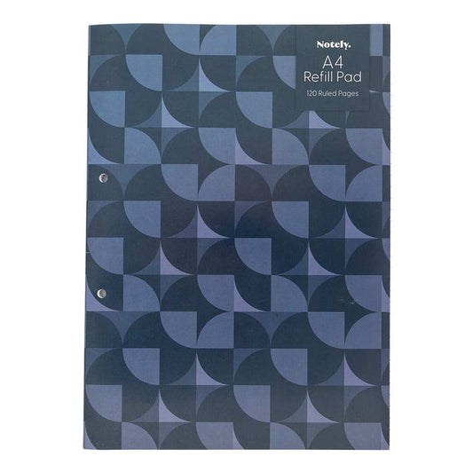 A4 Refill Pad 120 Ruled Pages Blue