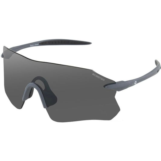 Aero Sunglasses - Matte Gray Frame w/ Smoke Silver Mirror Lens | BOB-BAER01
