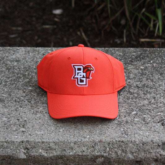 Ahead Peekaboo Stratus Structure Velcro Back Orange Hat