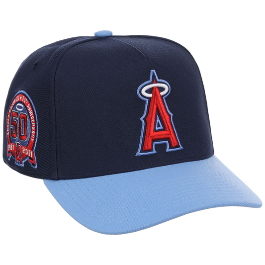 Anaheim Angels Mitchell & Ness MLB 'Era Flip' Heritage Series Pro Pinch - Navy/Sky
