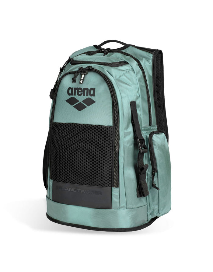 Teal Arena All Set Backpack 45L with padded laptop sleeve