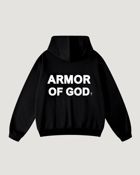 ARMOR OF GOD BW HOODIE