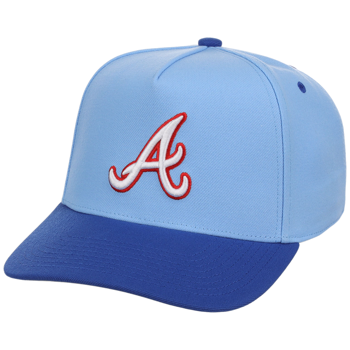 Atlanta Braves Mitchell & Ness MLB 'Era Flip' Heritage Series Pro Pinch - Sky/Royal
