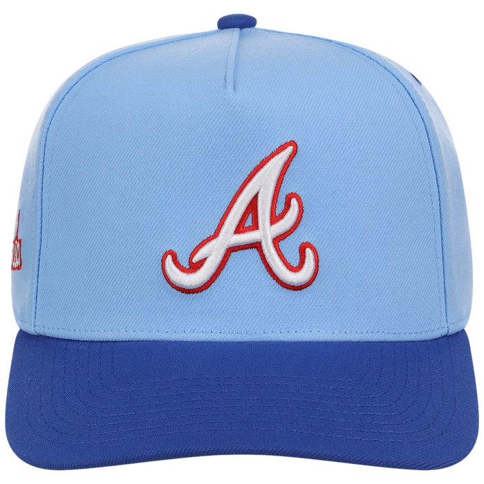 Atlanta Braves Mitchell & Ness MLB 'Era Flip' Heritage Series Pro Pinch - Sky/Royal