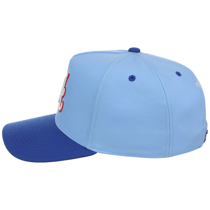 Atlanta Braves Mitchell & Ness MLB 'Era Flip' Heritage Series Pro Pinch - Sky/Royal