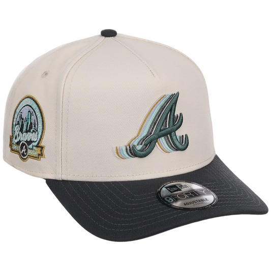 Atlanta Braves MLB Cream Clouds New Era 9FORTY