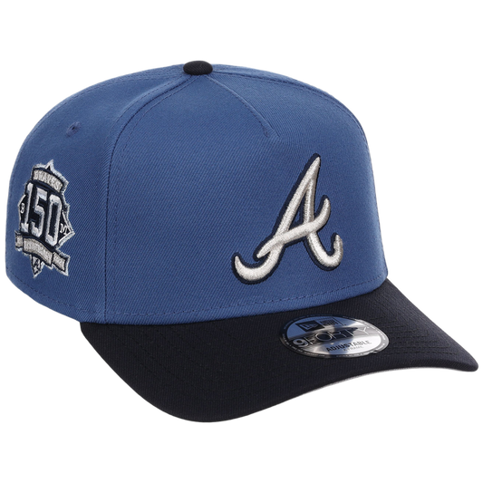 Atlanta Braves MLB Indigo Navy New Era 9FORTY