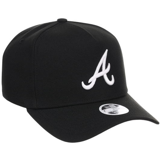 Atlanta Braves Women's New Era 9FORTY Black A-Frame