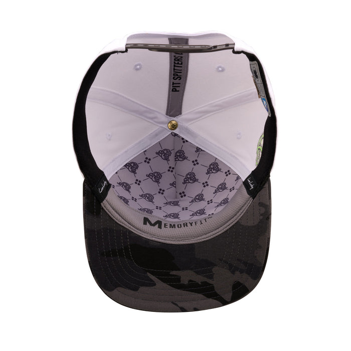 Black Clover White/Camo Snapback Cap
