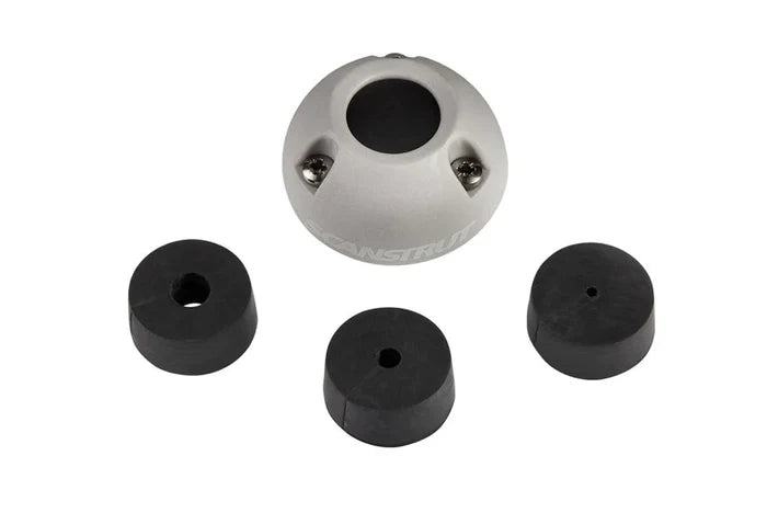 RV black vertical cable entry gland for cables between 2 and 8mm
