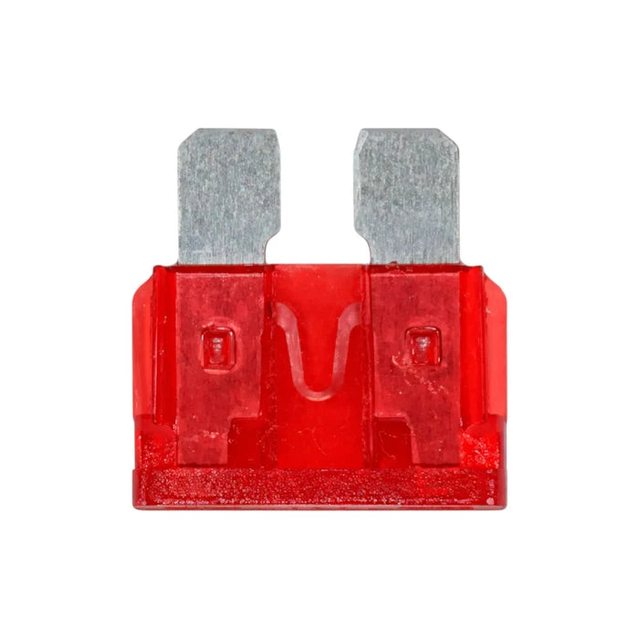blade fuse 10a 10 pack ideal for caravan lights, pumps, and medium load accessories