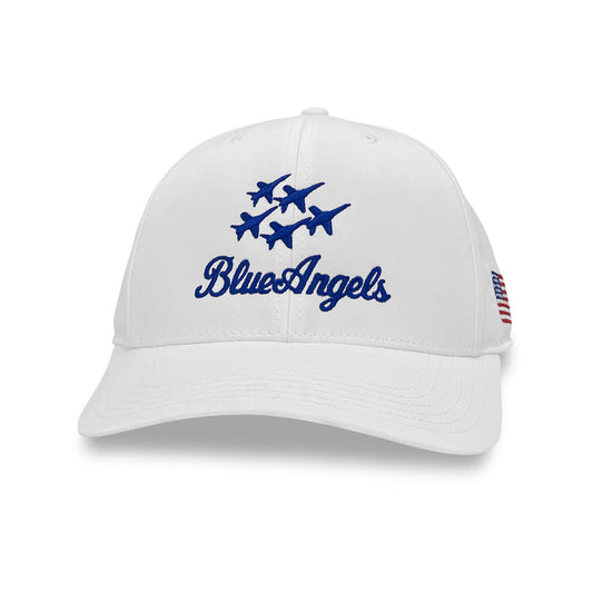 Blue Angels Back Nine Adjustable Hat (White)