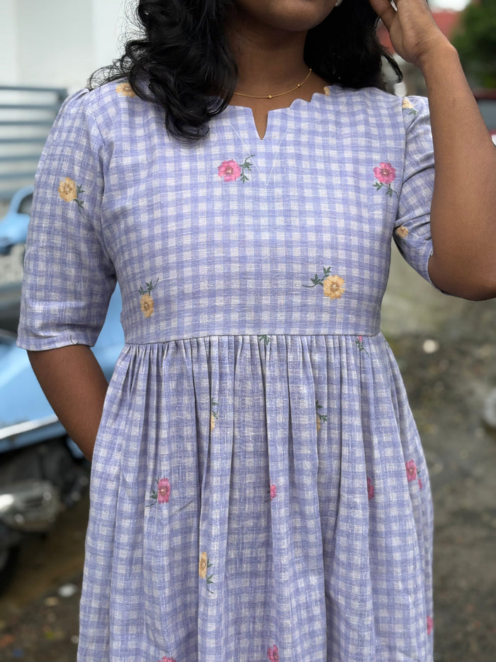 Blue Gingham Maxi🪸