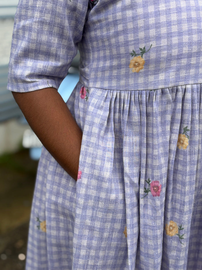 Blue Gingham Maxi🪸
