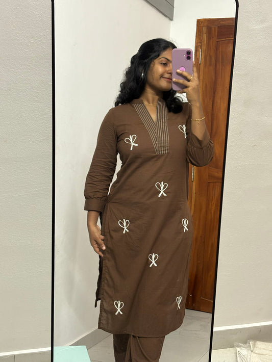 Brown Bow Co-ord