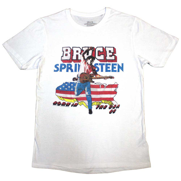 BRUCE SPRINGSTEEN - BORN IN THE USA '85 - T-Shirt White