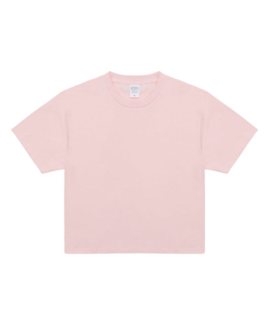c wear mens crop t-shirt light pink ディテール