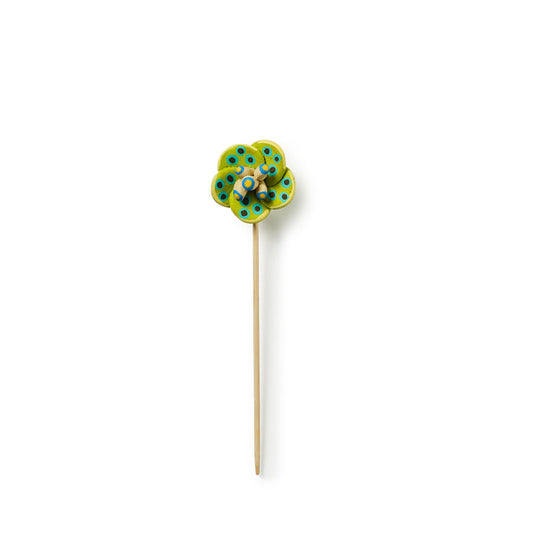 Carla Fernandez Ceramic Circle Flower in Avocado