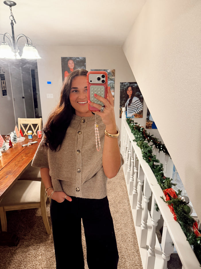 Chic Cape Wool Sweater