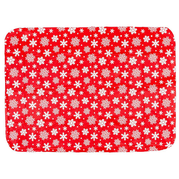 Christmas Dining Table Cloth With Flannel Backing 132 x 230cm