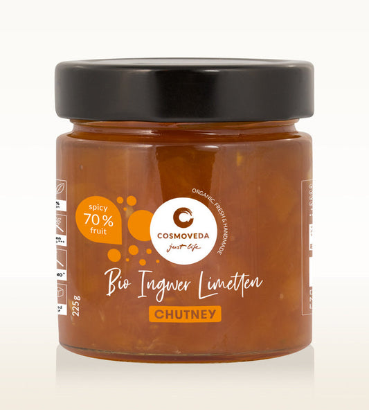 Cosmoveda - BIO Ingwer Limetten Chutney - 225g_9976.jpg