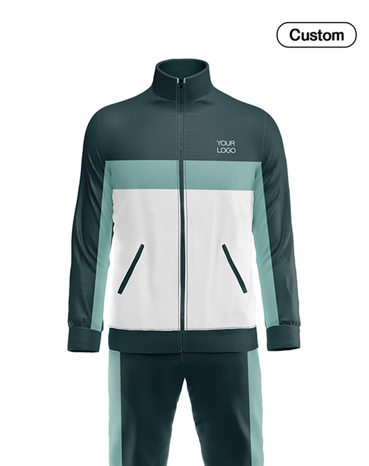Custom Tracksuit - Tri-Color Block - Personalized Tracksuit