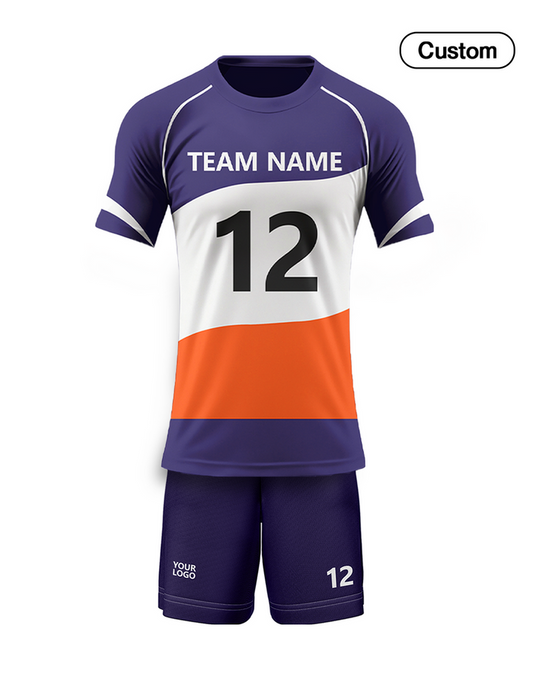 Custom Volleyball Uniform - Tri-Panel Design - Personalized Teamwear