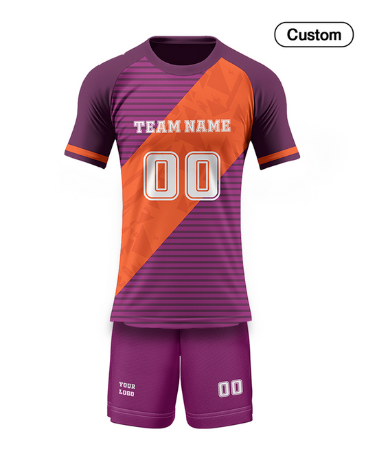 Custom Volleyball Uniform - Two-Tone Vector Design - Personalized Kit