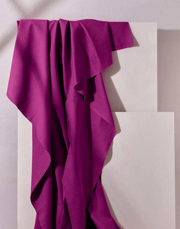 Dahlia Cotton Gabardine Twill Fabric, Atelier Brunette