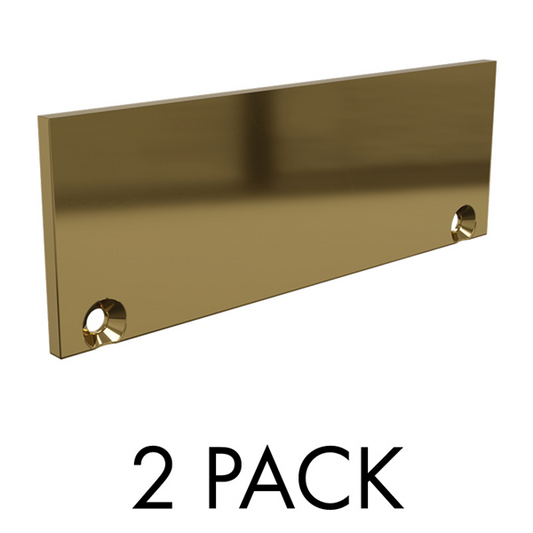 Drainlab - End Plate - 35mmH - Gold - 2 PK - Image 1