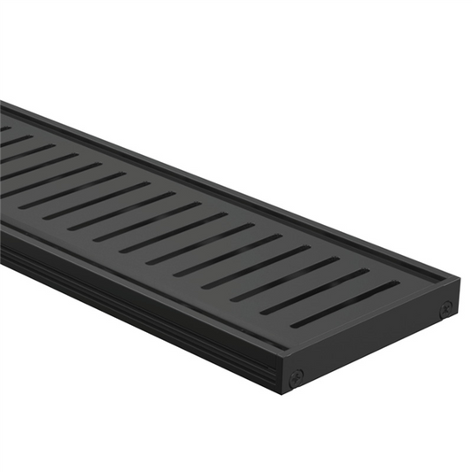 Drainlab - Linear Drain Slotted Grate - 3600mmL x 15mmH - Black - Image 1