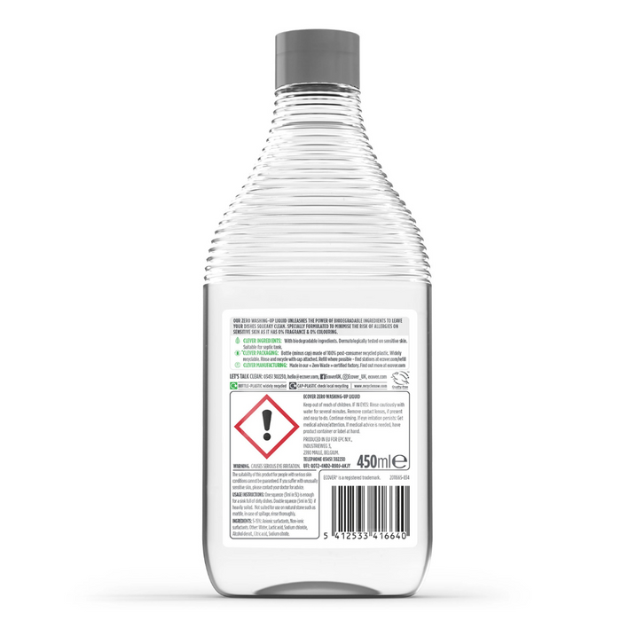 Ecover Zero Washing Up Liquid 450ml