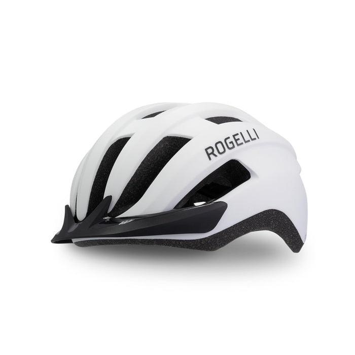 Rogelli Ferox II fietshelm wit voorkant.