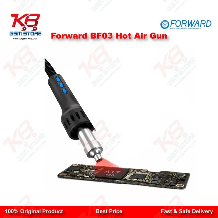 Forward BF03 1300W Hot Air Rework Station – PID Controlled Desoldering Gun for Mobile Repair