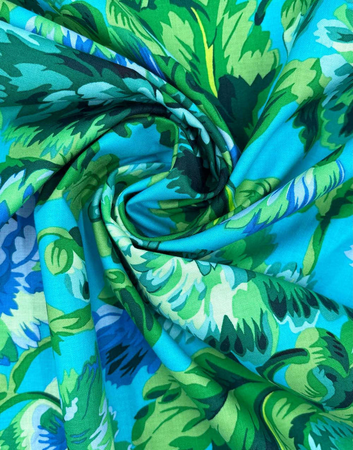 Green Rosemary Cotton Fabric, Kaffe Fasset Collective