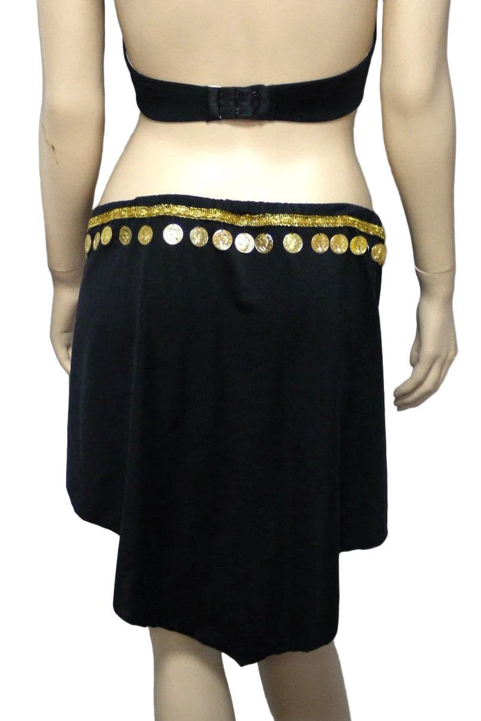 Gypsy Dark Moon Fox Inspired Bra and Skirt Costume Cosplay Dance Rave Festival Halloween