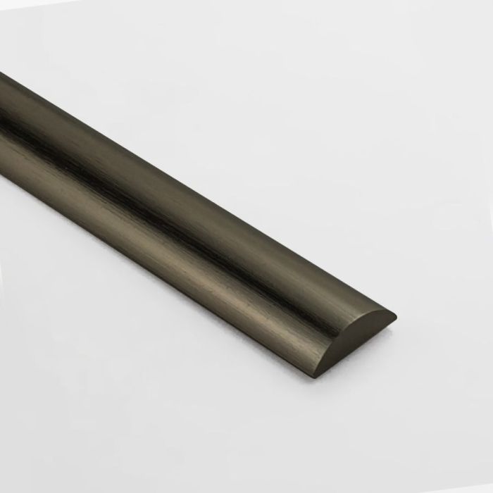 Half Round Water Seal Bar 750mm - Dark Antique Brass - Image 1