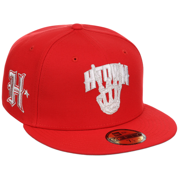 Houston Astros Houston Crown the City 'H-Town Skeleton' New Era 59FIFTY (Red/Red)