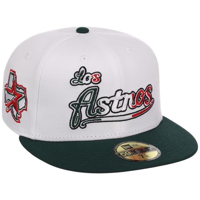 Houston Astros Houston Crown the City 'Los Astros' New Era 59FIFTY (White/Dark Green)