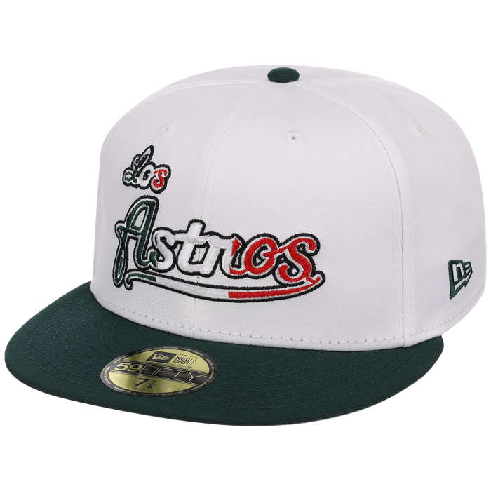 Houston Astros Houston Crown the City 'Los Astros' New Era 59FIFTY (White/Dark Green)