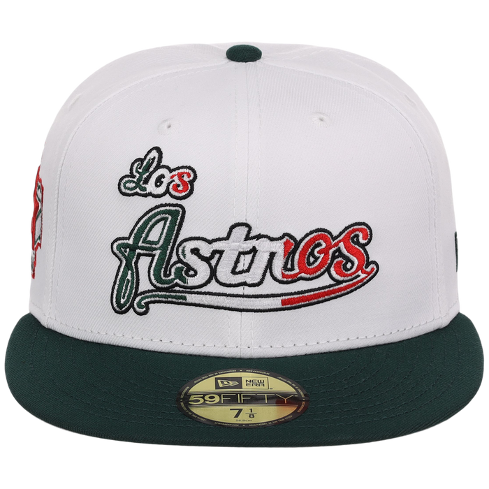 Houston Astros Houston Crown the City 'Los Astros' New Era 59FIFTY (White/Dark Green)
