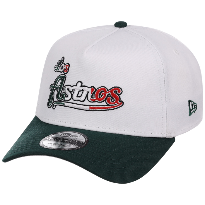 Houston Astros Houston Crown the City 'Los Astros' New Era 9FORTY (White/Dark Green)
